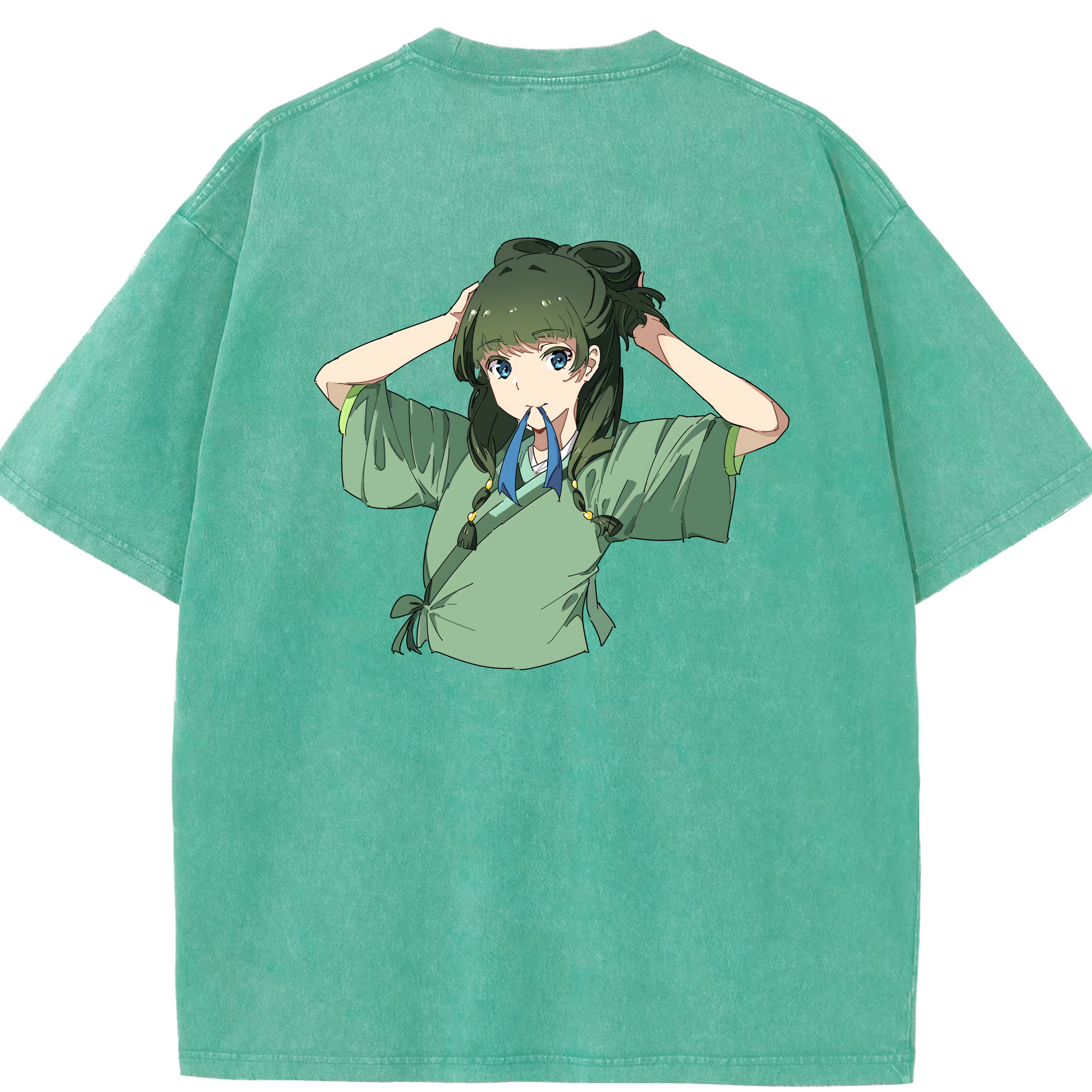 （画像用） 薬屋のひとりごと The Apothecary Diaries 綿100% ヴィンテージ風 半袖Tシャツ（背面プリント）